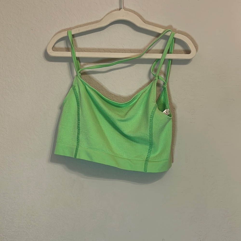 Neon green urban outfitters top